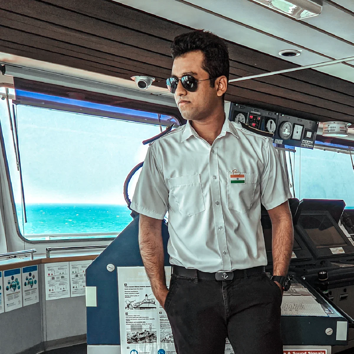 Rahil TP, Navigation Officer at Synergy Marine and Co-founder of NauTutor, guiding IMU-CET and DNS aspirants