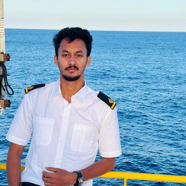 Shahil, Navigation Officer at Fleet and Mentor of NauTutor, guiding IMU CET and DNS aspirants from kerala