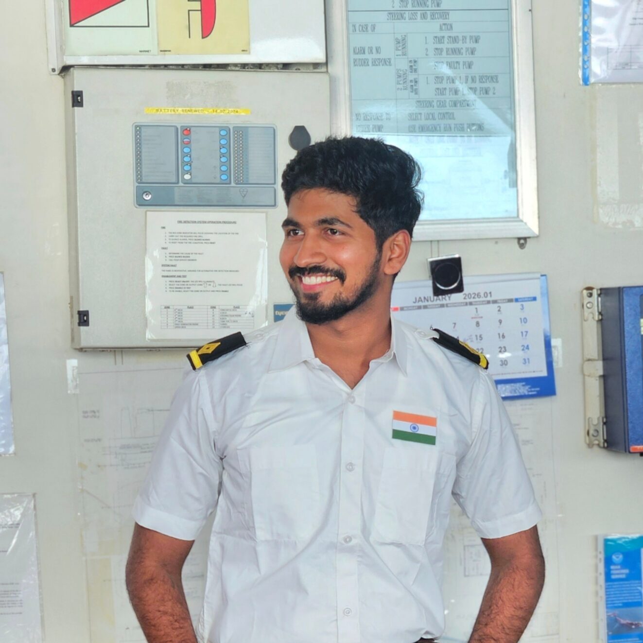 Vishnu, Navigation Officer at Fleet management and Mentor of NauTutor, guiding IMU CET and DNS aspirants from kerala